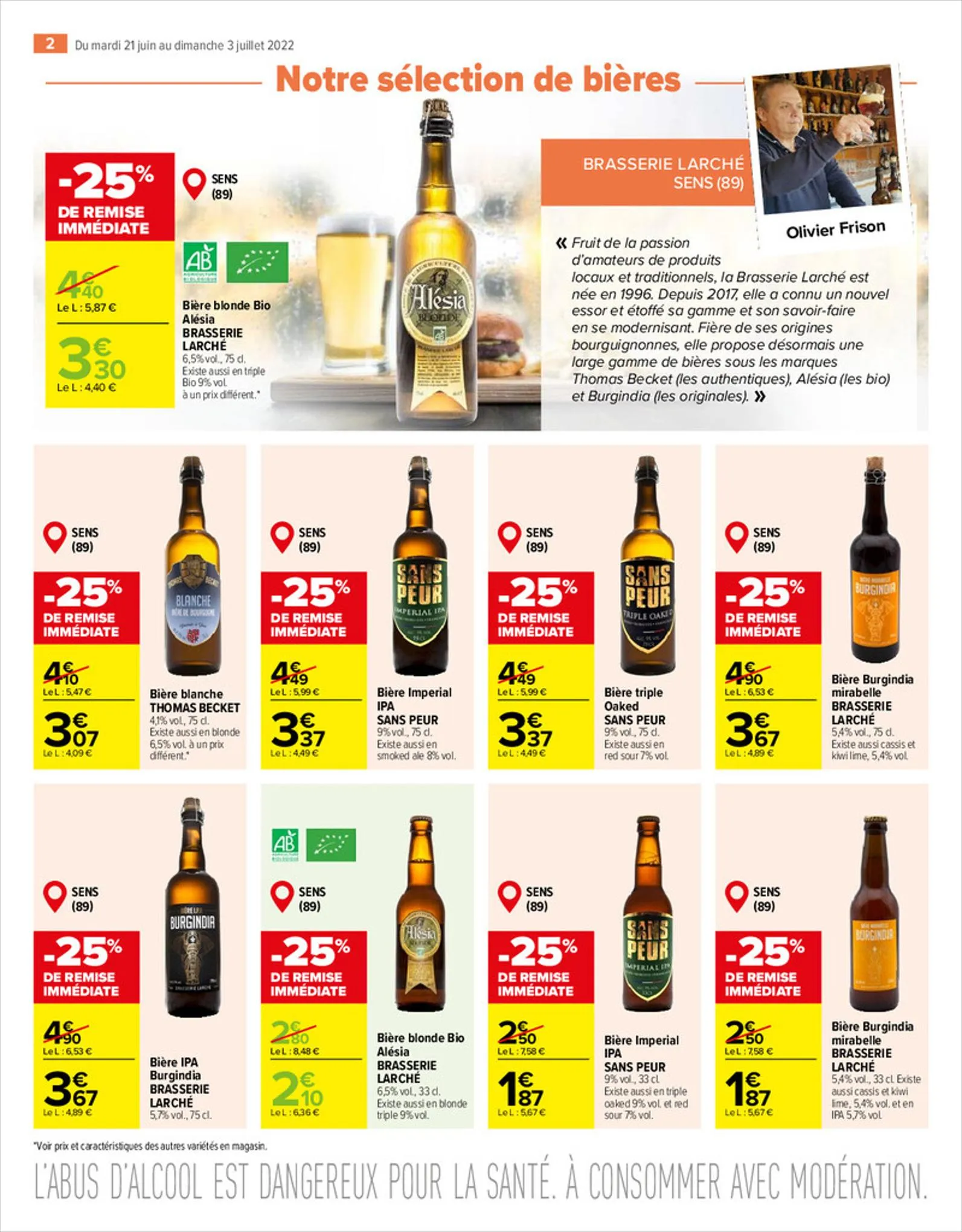 Catalogue Le meilleur de nos bières Est, page 00002