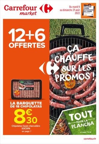Catalogue Carrefour Market à Paris | ça chauffe sur les promos ! | 09/08/2022 - 21/08/2022