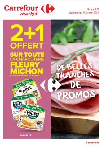 De belles tranches de promo