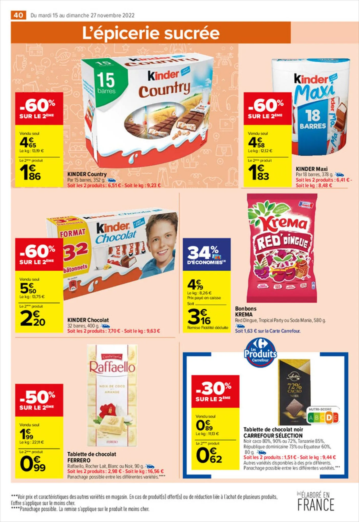 Catalogue Vos envies nos promos Ferrero, page 00042