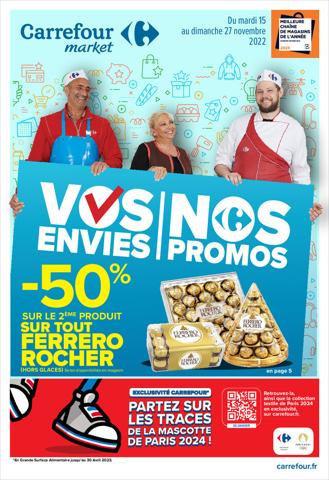 Catalogue Carrefour Market | Vos envies nos promos Ferrero | 15/11/2022 - 27/11/2022