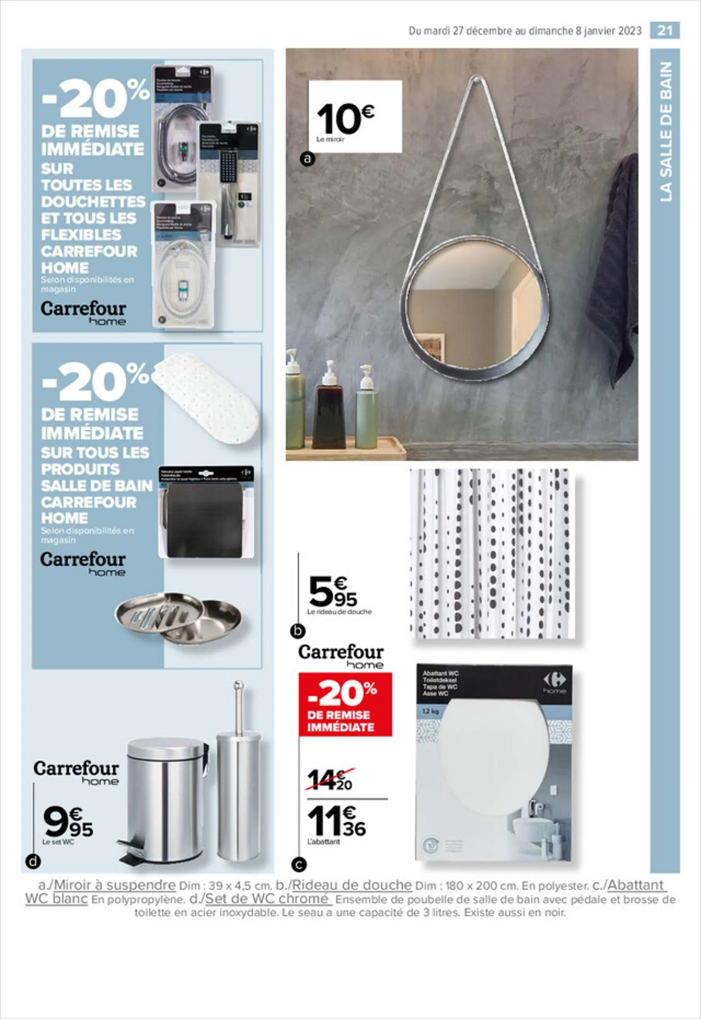 Catalogue Le Blanc - Bonjour les petits prix, page 00021
