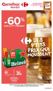 Catalogue Carrefour Market à Saint-Étienne | Des p'tits prix qui moussent | 31/01/2023 - 12/02/2023