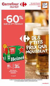 Catalogue Carrefour Market à Perpignan | Des p'tits prix qui moussent | 31/01/2023 - 12/02/2023