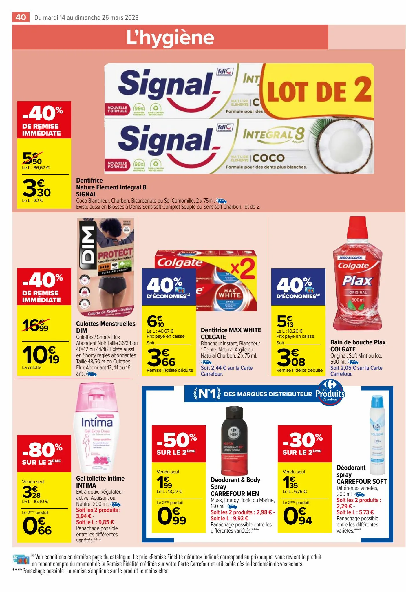 Catalogue DES PROMOS VITAMINÉES, page 00040