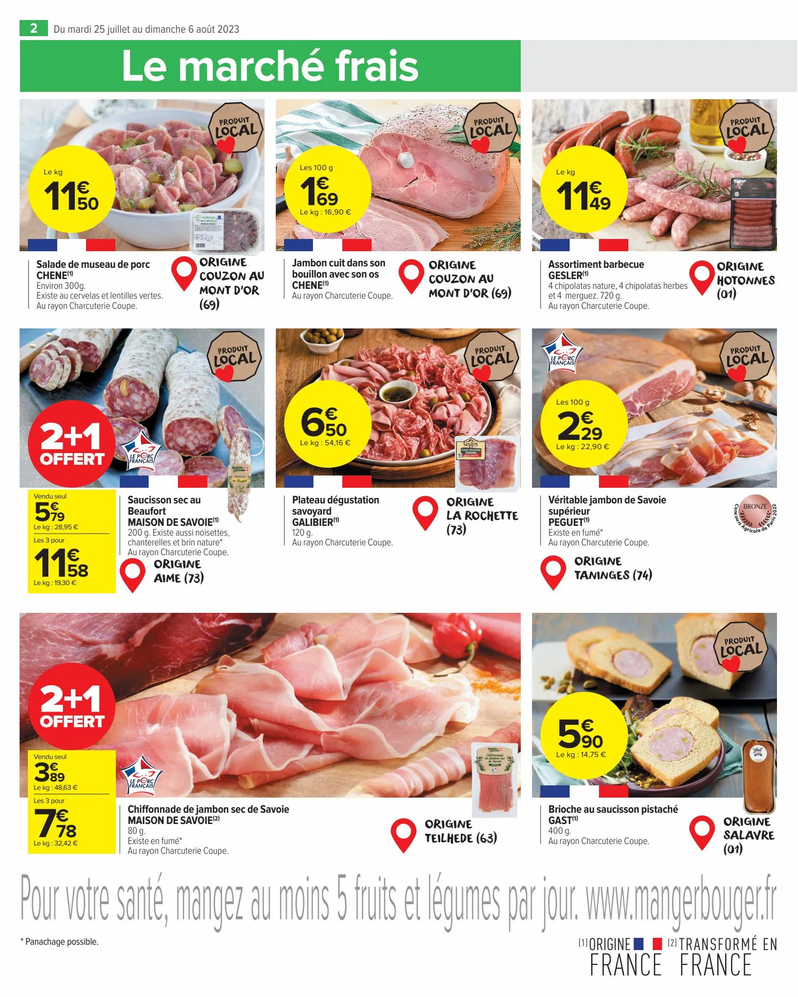 Catalogue LES SAVEURS DE L’ÉTÉ EN RHÔNE ALPES !, page 00002