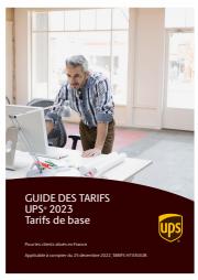 Catalogue Ups à Paris | France tariff base 2023 | 27/12/2022 - 31/01/2023
