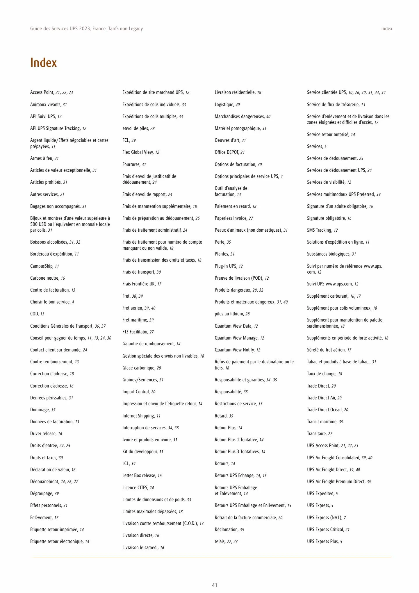 Catalogue UPS®  2023 Tarifs non Legacy, page 00041
