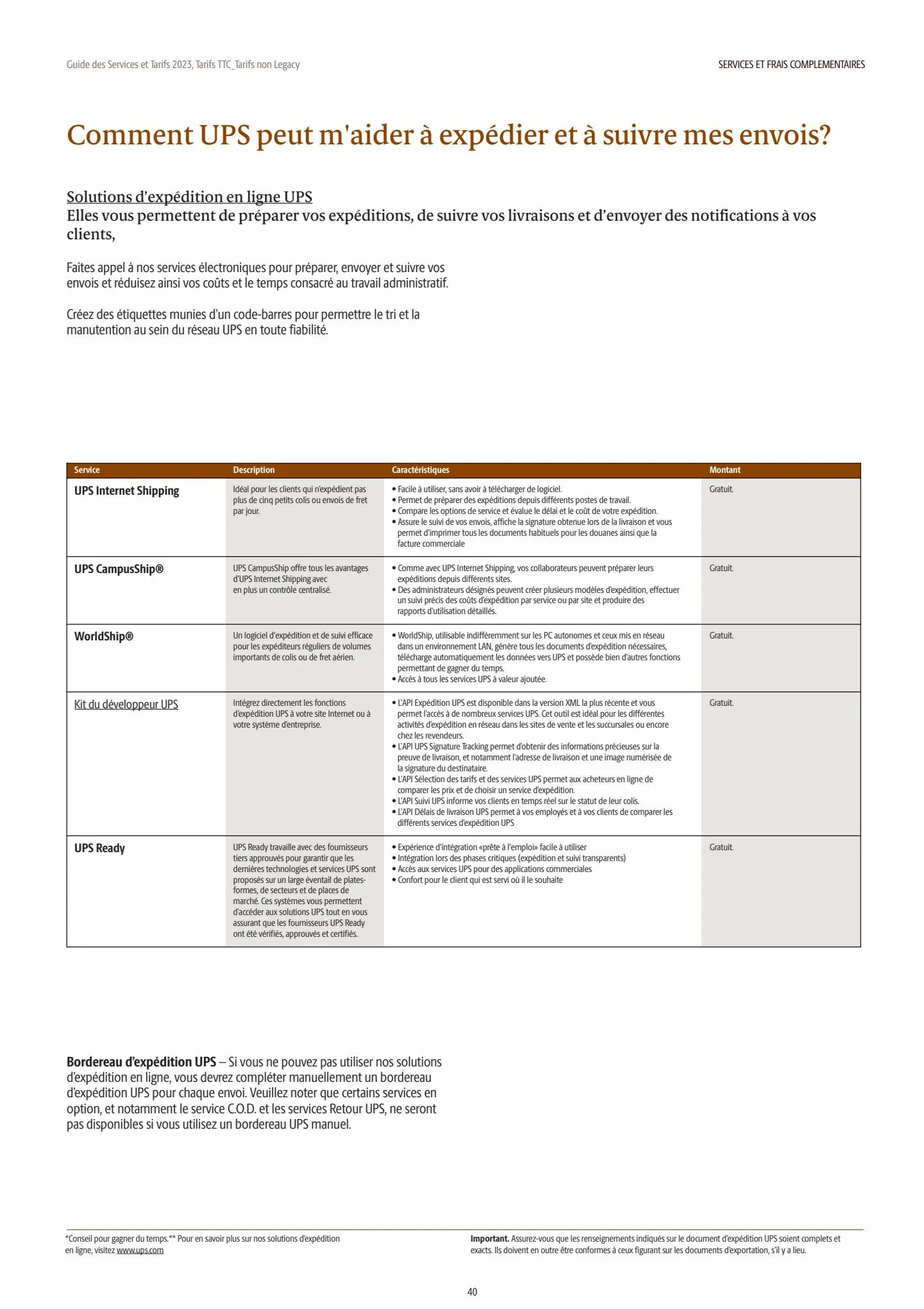 Catalogue UPS®  2023 Tarifs non Legacy, page 00040