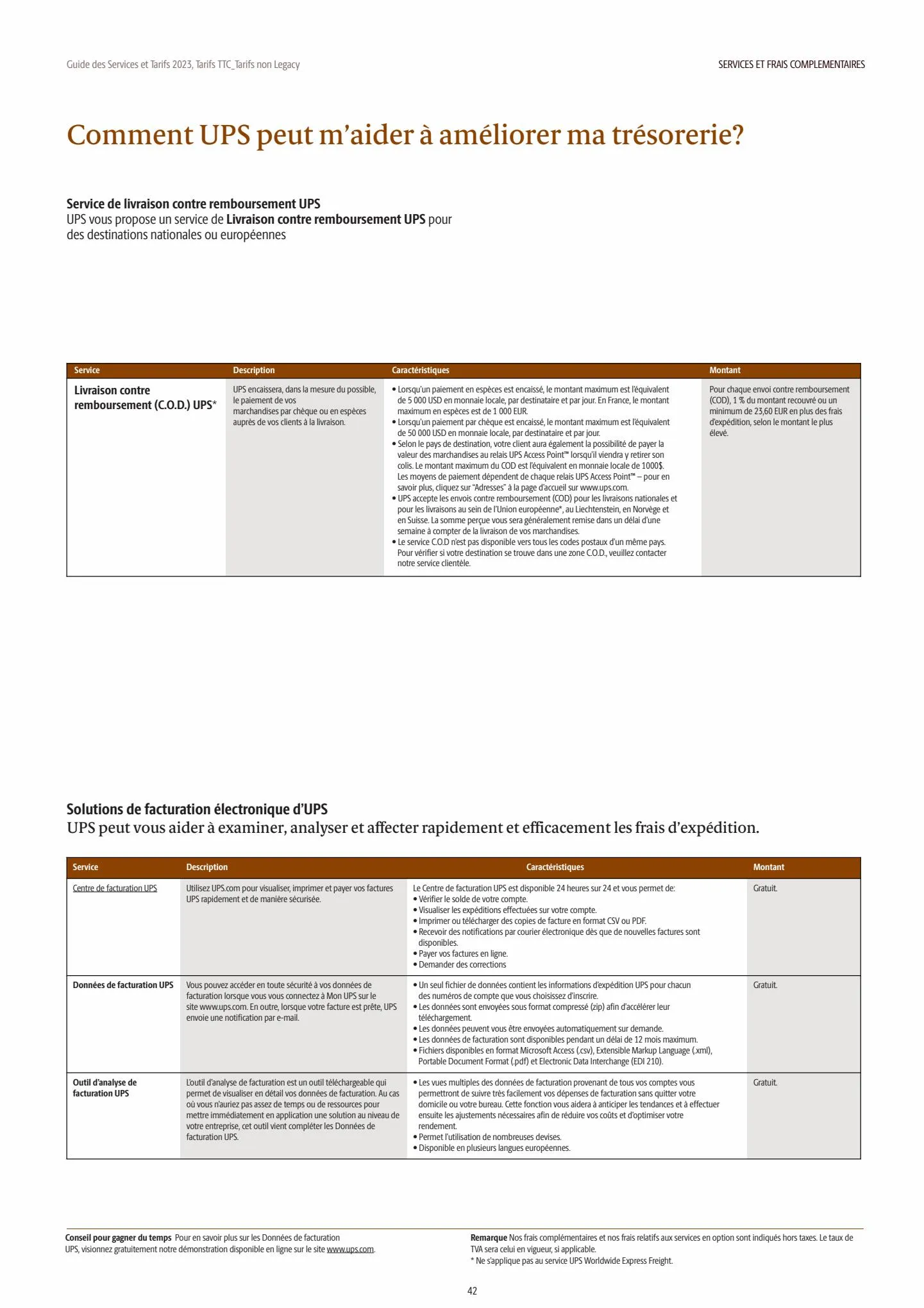 Catalogue UPS®  2023 Tarifs non Legacy, page 00042