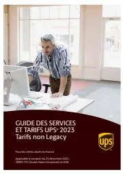 Catalogue Ups | Guide des Services et Tarifs 2023 | 01/05/2023 - 31/12/2023