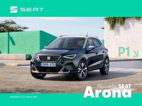 Catalogue SEAT | Nouvelle Arona | 22/03/2022 - 31/01/2023