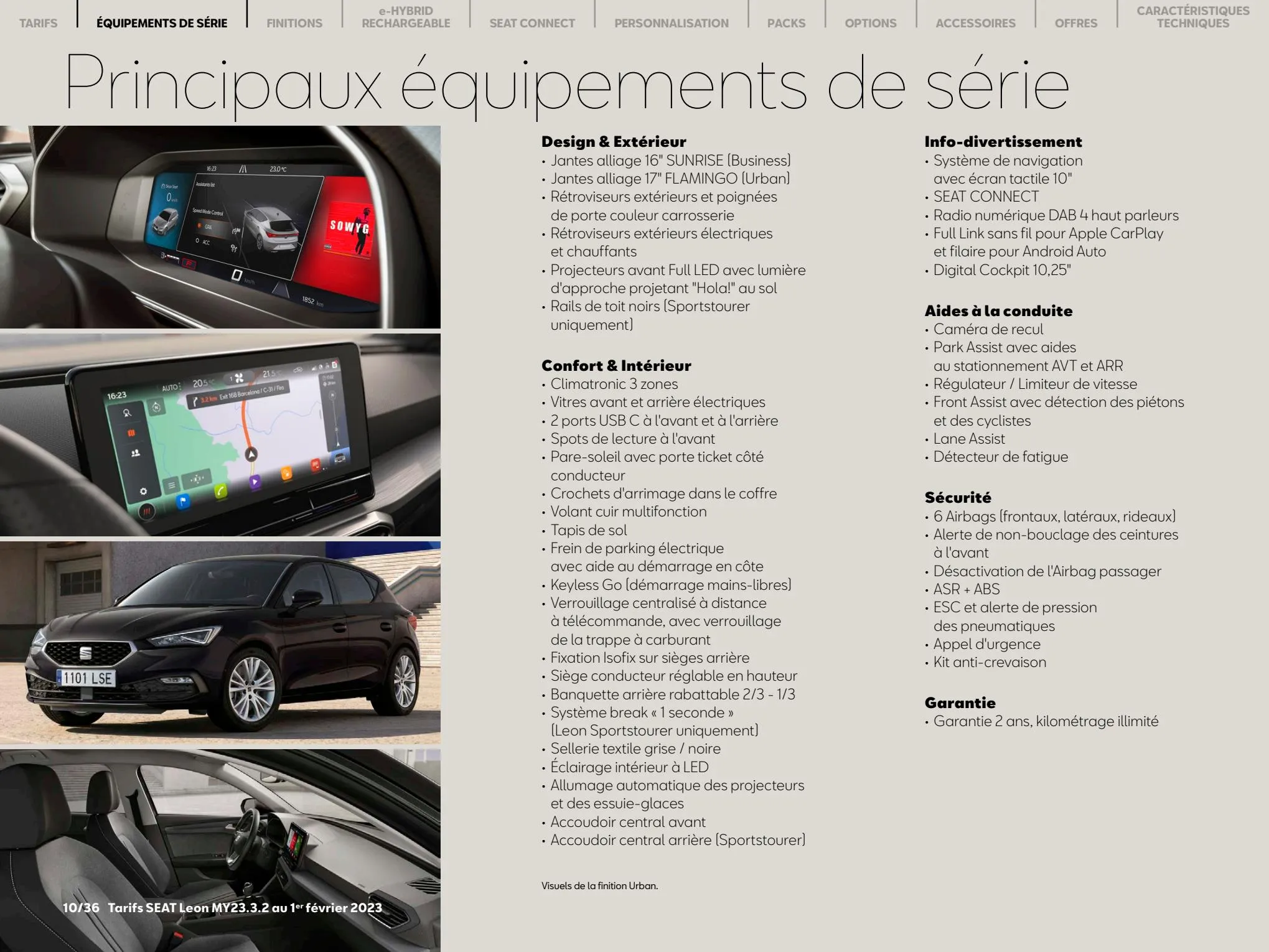 Catalogue SEAT Leon, page 00010