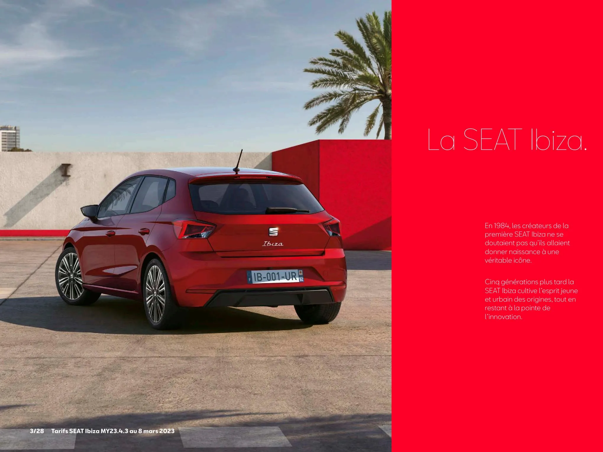 Catalogue SEAT Ibiza, page 00003