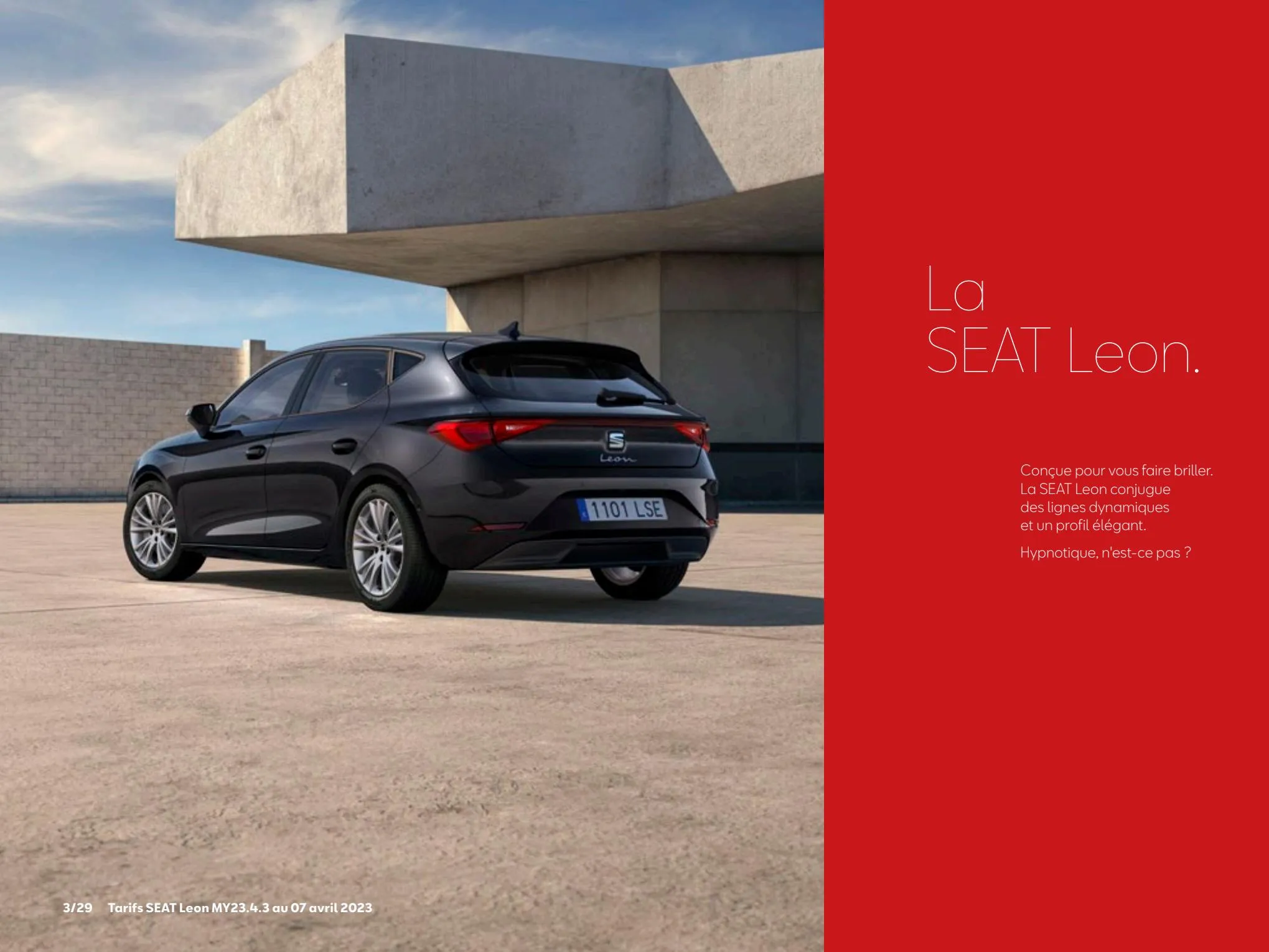 Catalogue SEAT Leon, page 00003