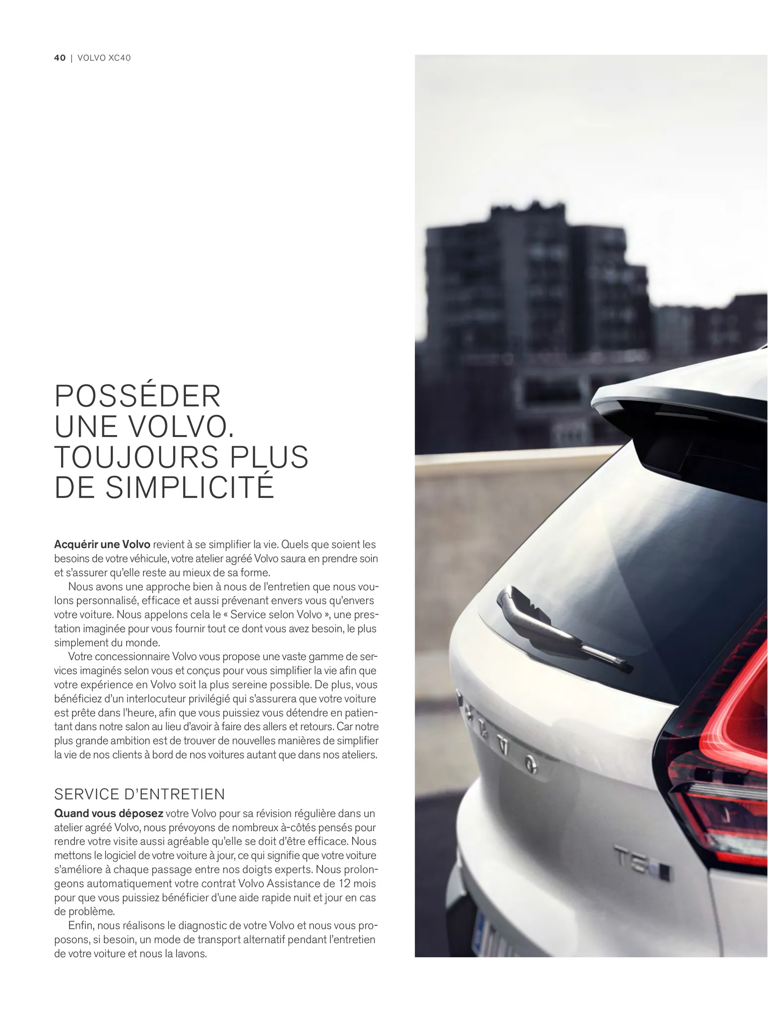 Catalogue VOLVO XC40, page 00042