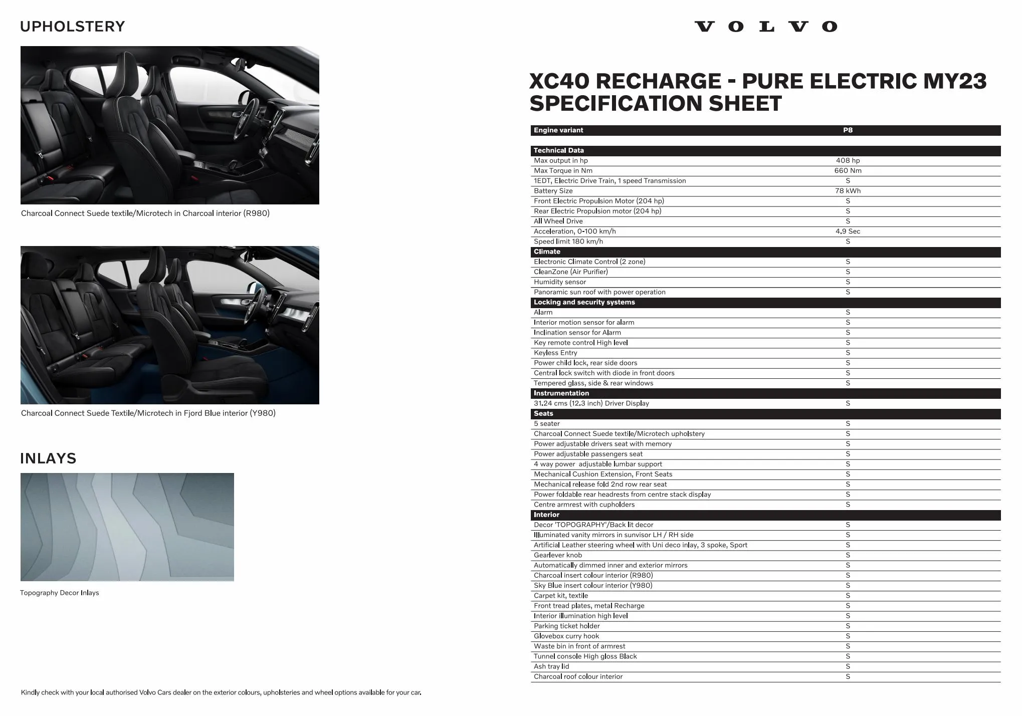 Catalogue Volvo XC40 Pure Electric, page 00031