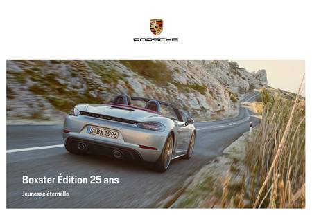 Catalogue Porsche | Boxster Édition 25 ans | 26/10/2021 - 27/10/2022