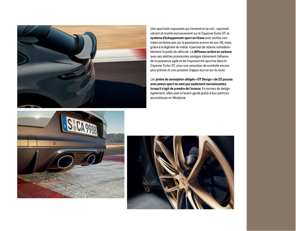 Catalogue Le nouveau Cayenne Turbo GT, page 00021