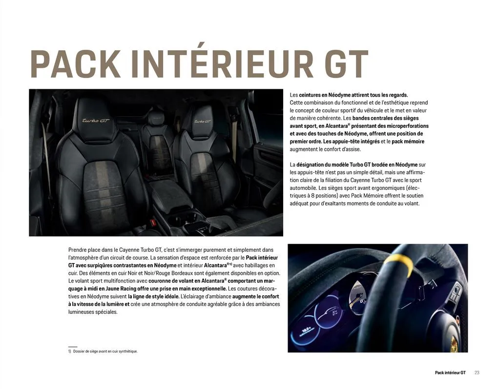 Catalogue Le nouveau Cayenne Turbo GT, page 00023