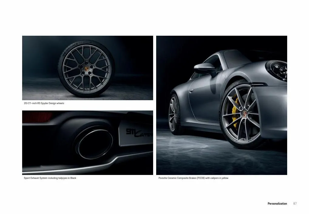 Catalogue Porsche 911 Carrera 2022, page 00089