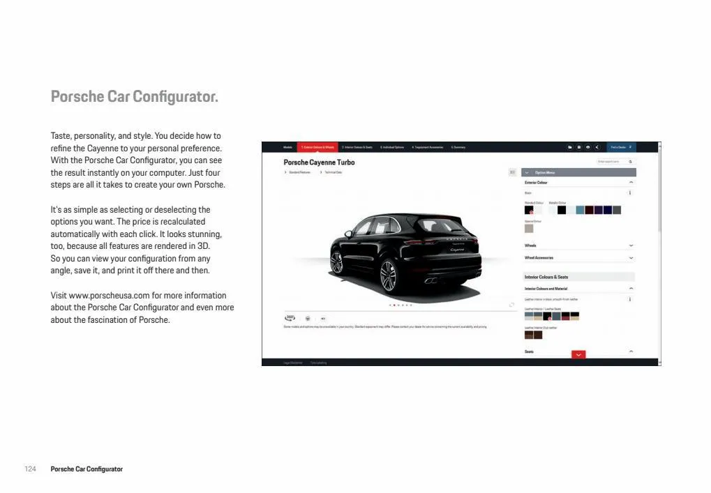 Catalogue Porsche Cayenne 2022, page 00126