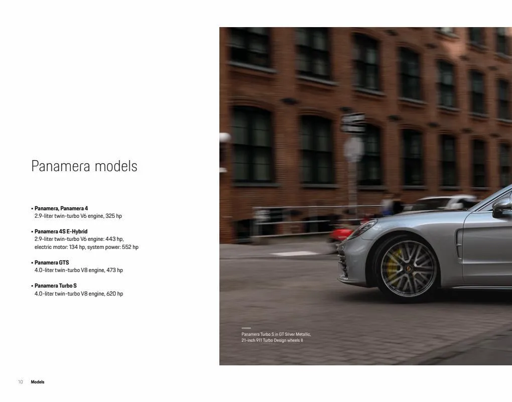 Catalogue Porsche Panamera 2022, page 00010