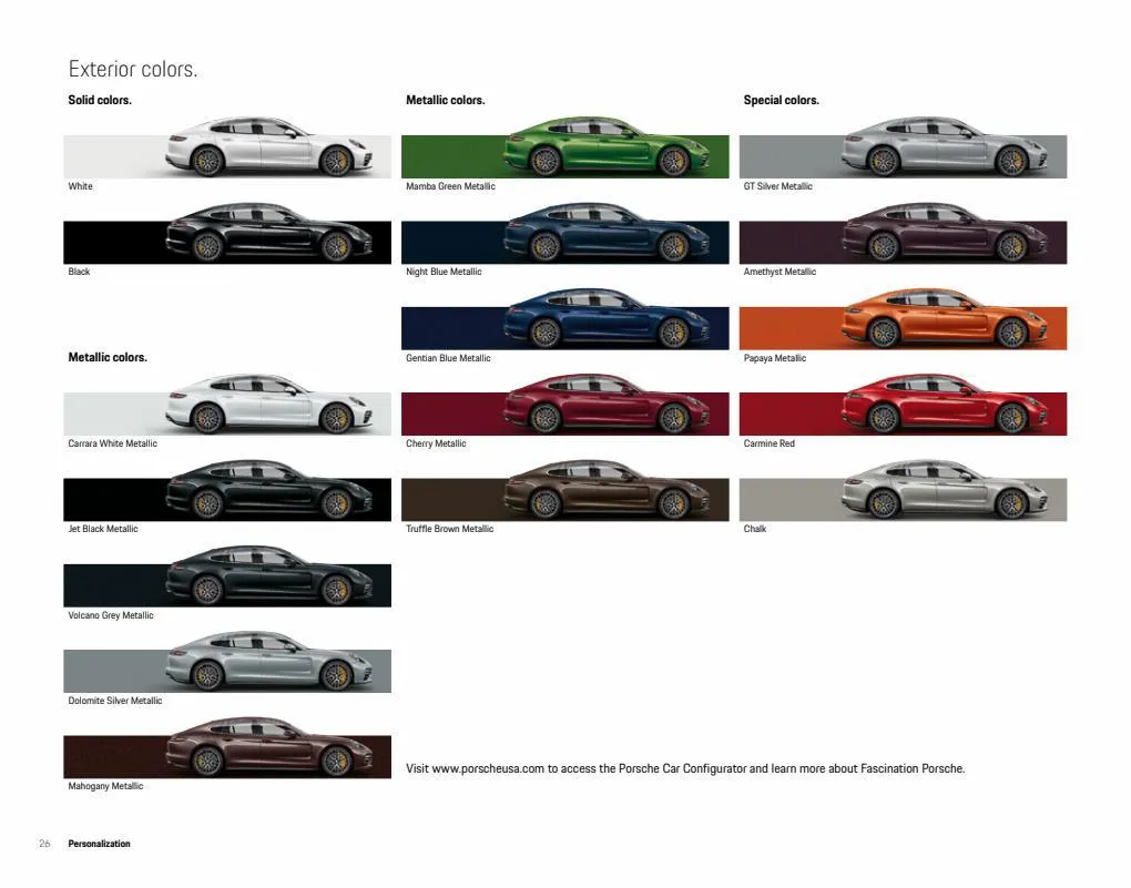 Catalogue Porsche Panamera 2022, page 00026
