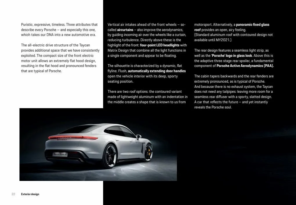 Catalogue Porsche-Taycan 2022, page 00020