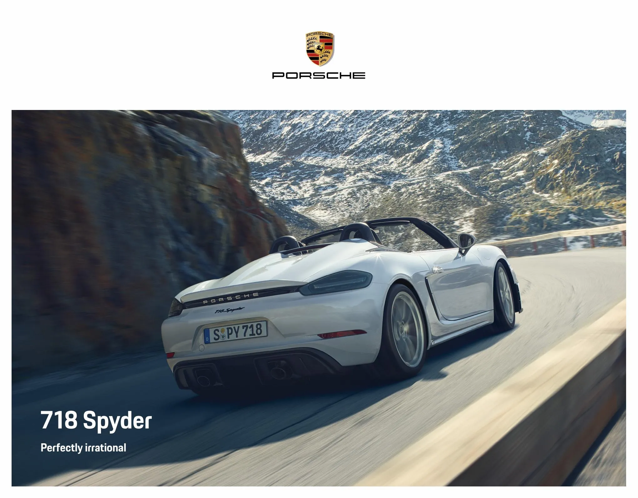 Catalogue Porsche-718 Boxster Spyder 2022, page 00001