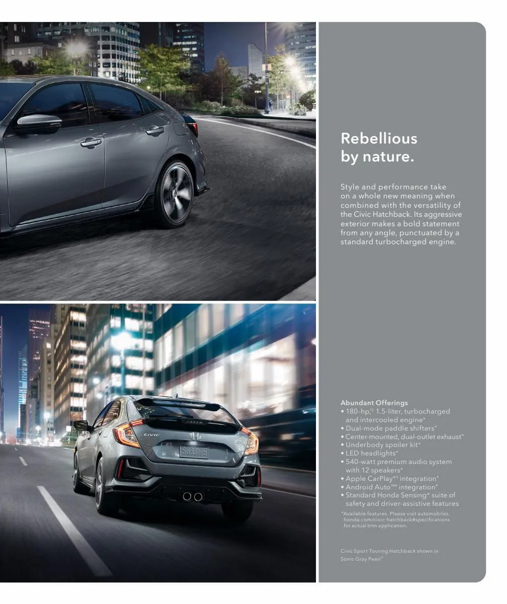 Catalogue HONDA CARS 2022, page 00015