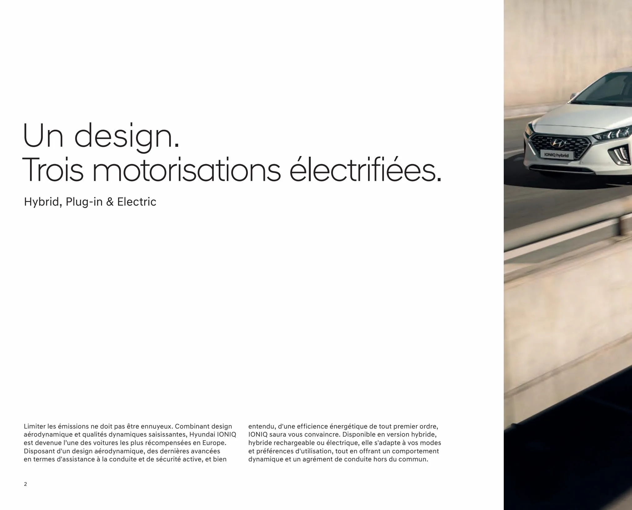 Catalogue Hyundai IONIQ Electric, page 00002