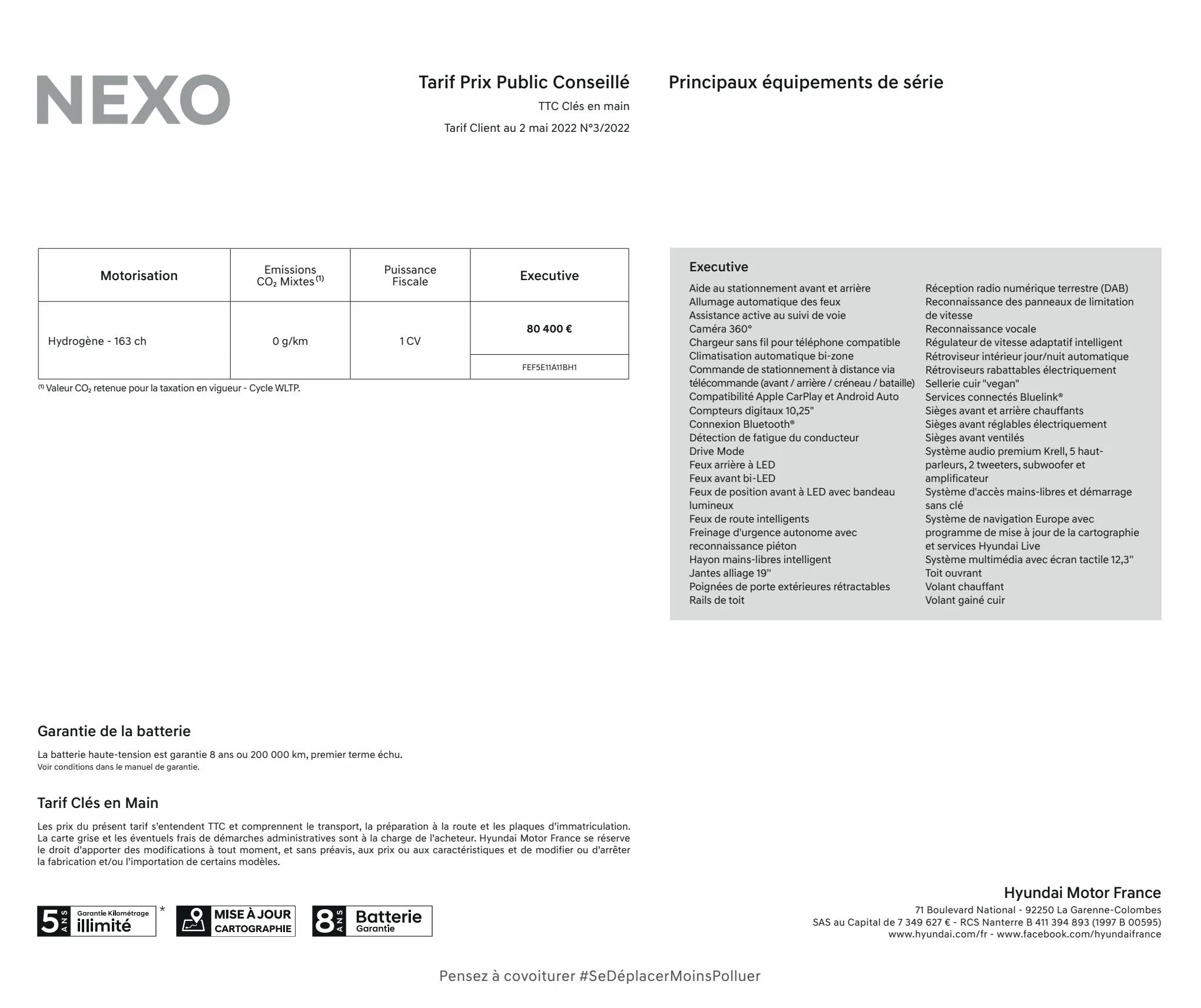 Catalogue Hyundai NEXO, page 00004