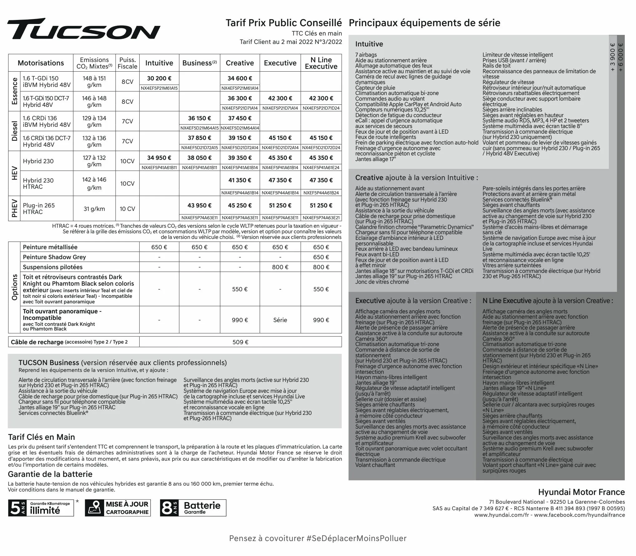 Catalogue Hyundai TUCSON Plug-in, page 00037