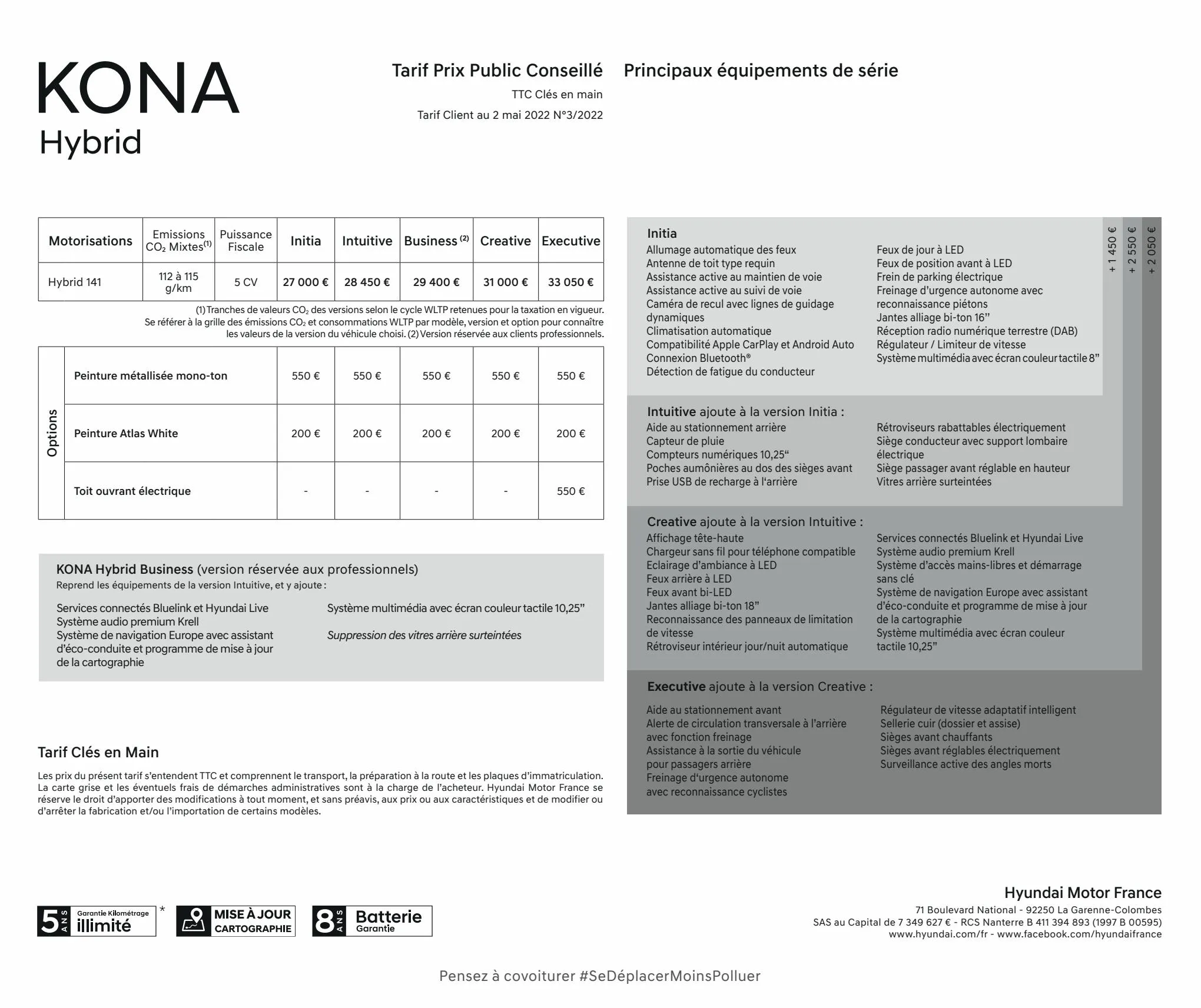 Catalogue Hyundai KONA Hybrid, page 00035