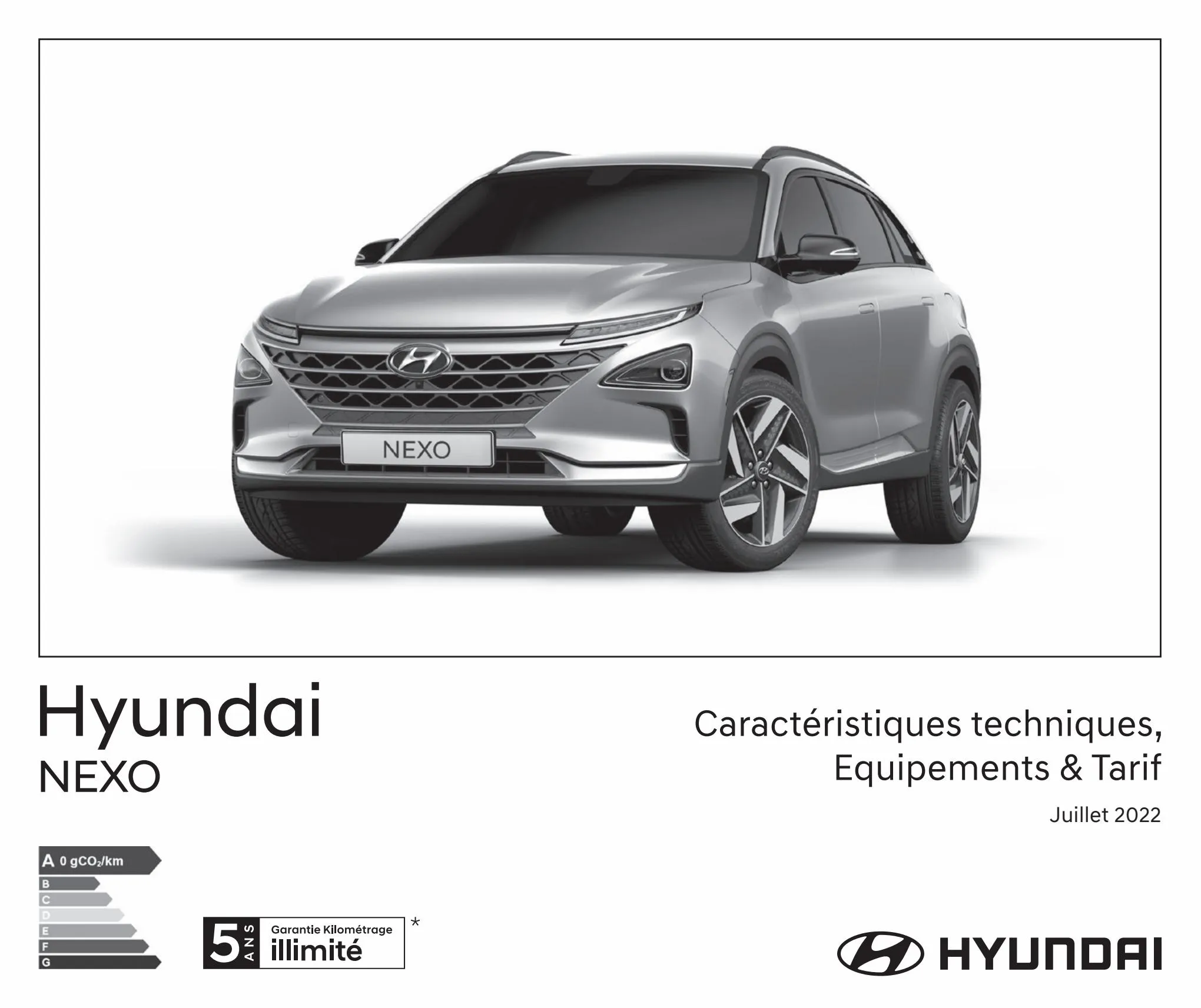 Catalogue Hyundai NEXO, page 00001