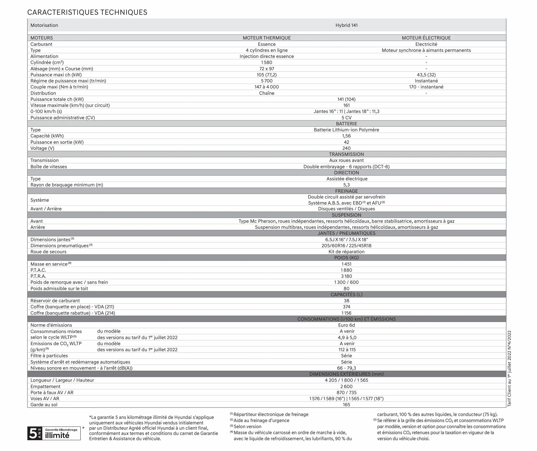 Catalogue Hyundai KONA Hybrid, page 00033