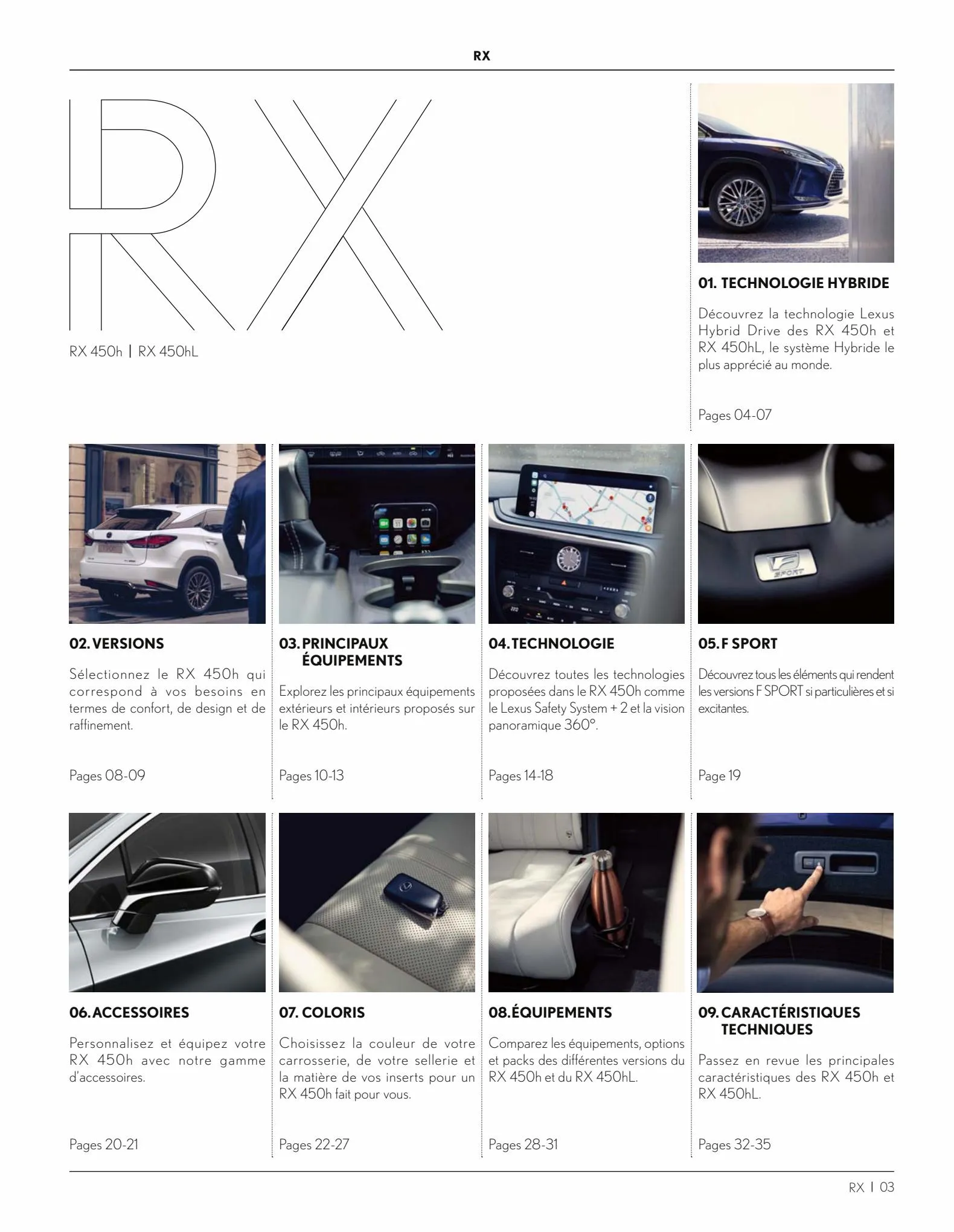 Catalogue LEXUS RX 450h, page 00031