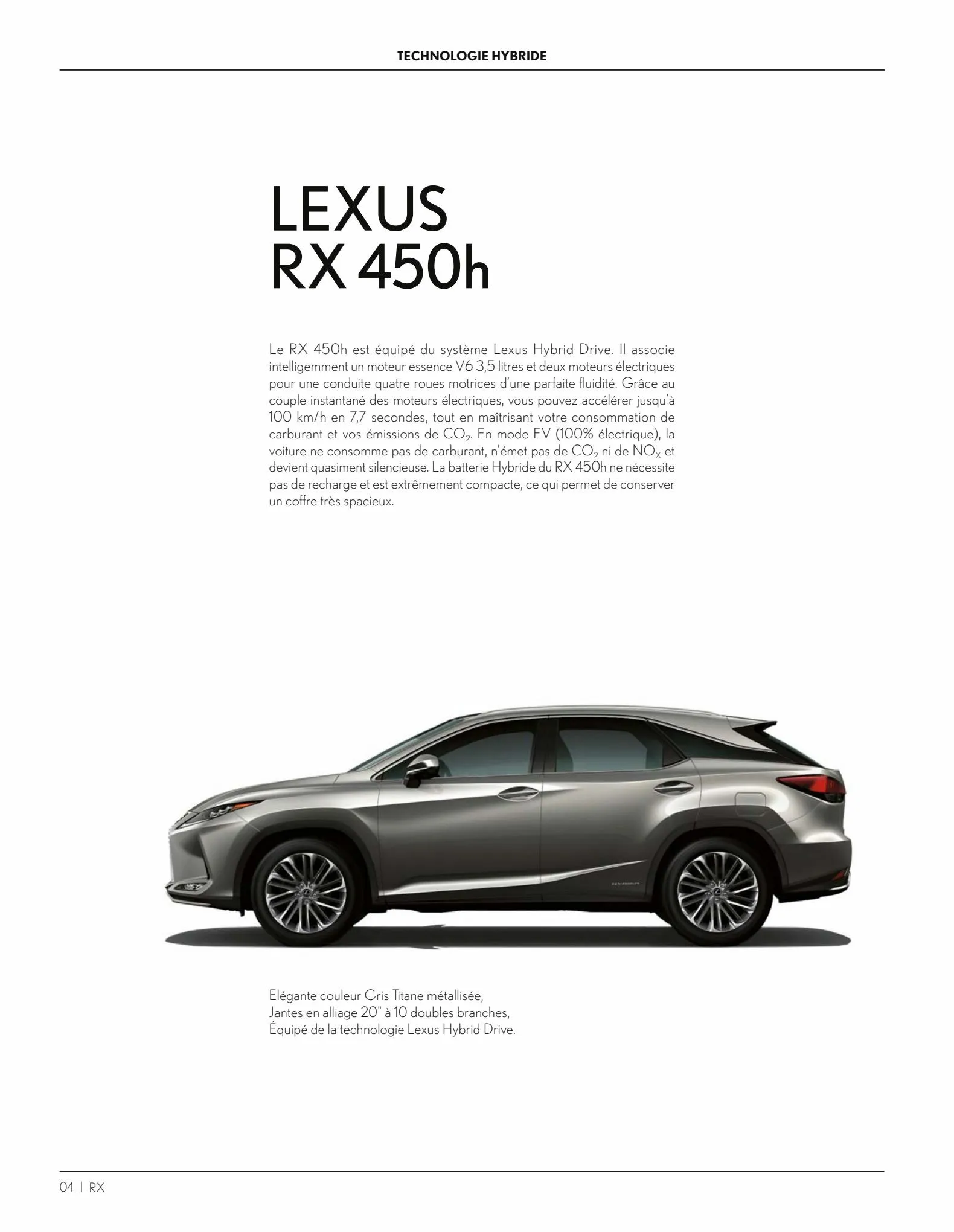 Catalogue LEXUS RX 450h, page 00032