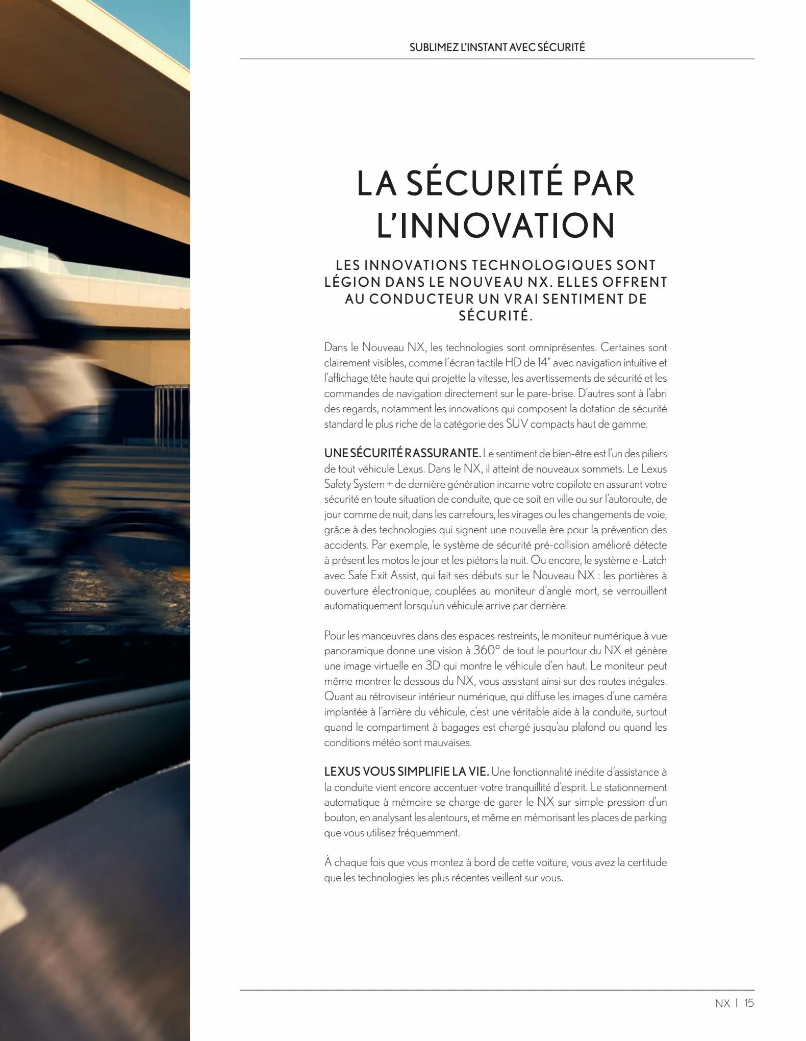 Catalogue Nouveau Lexus NX 2022, page 00015