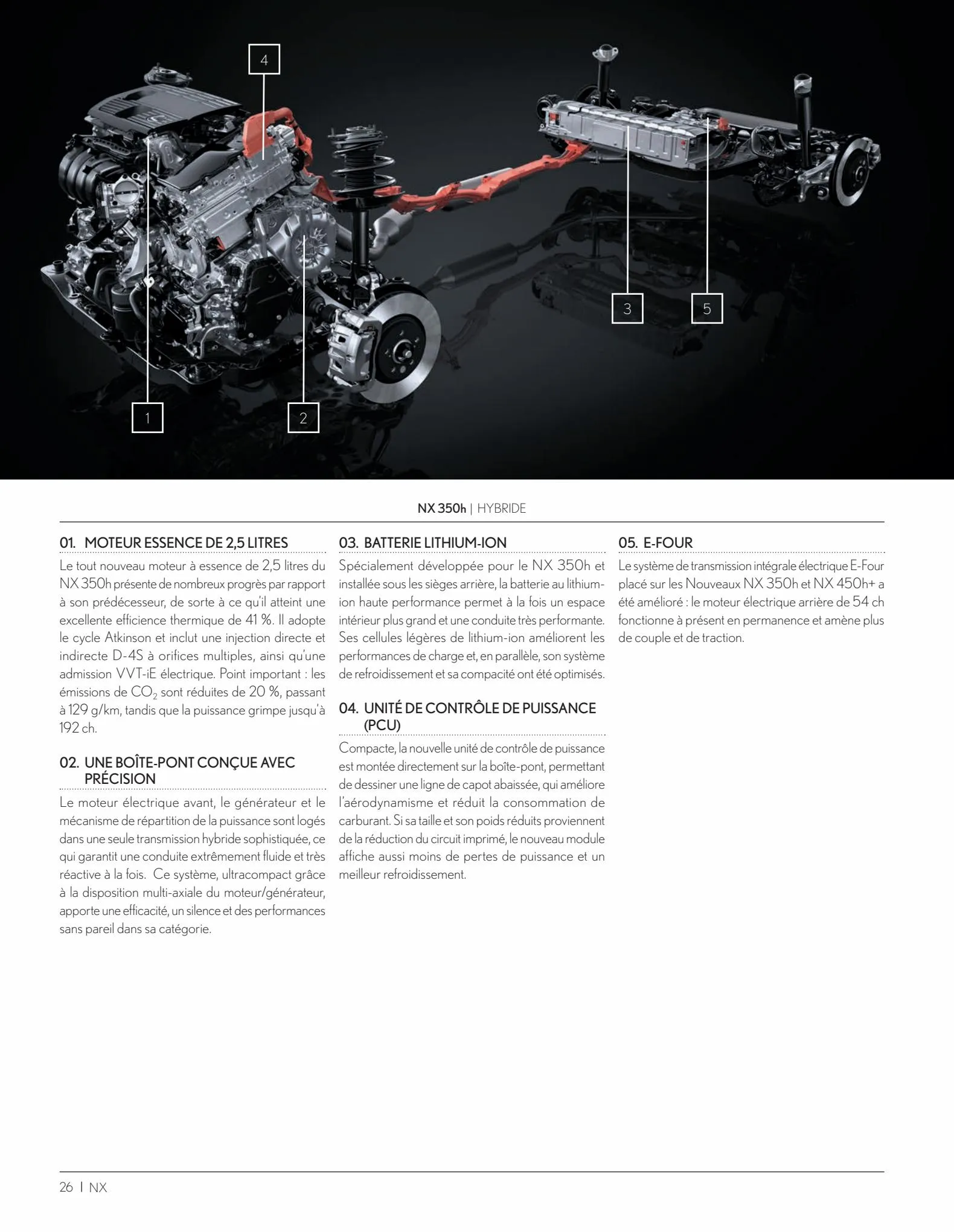 Catalogue Nouveau Lexus NX 2022, page 00026
