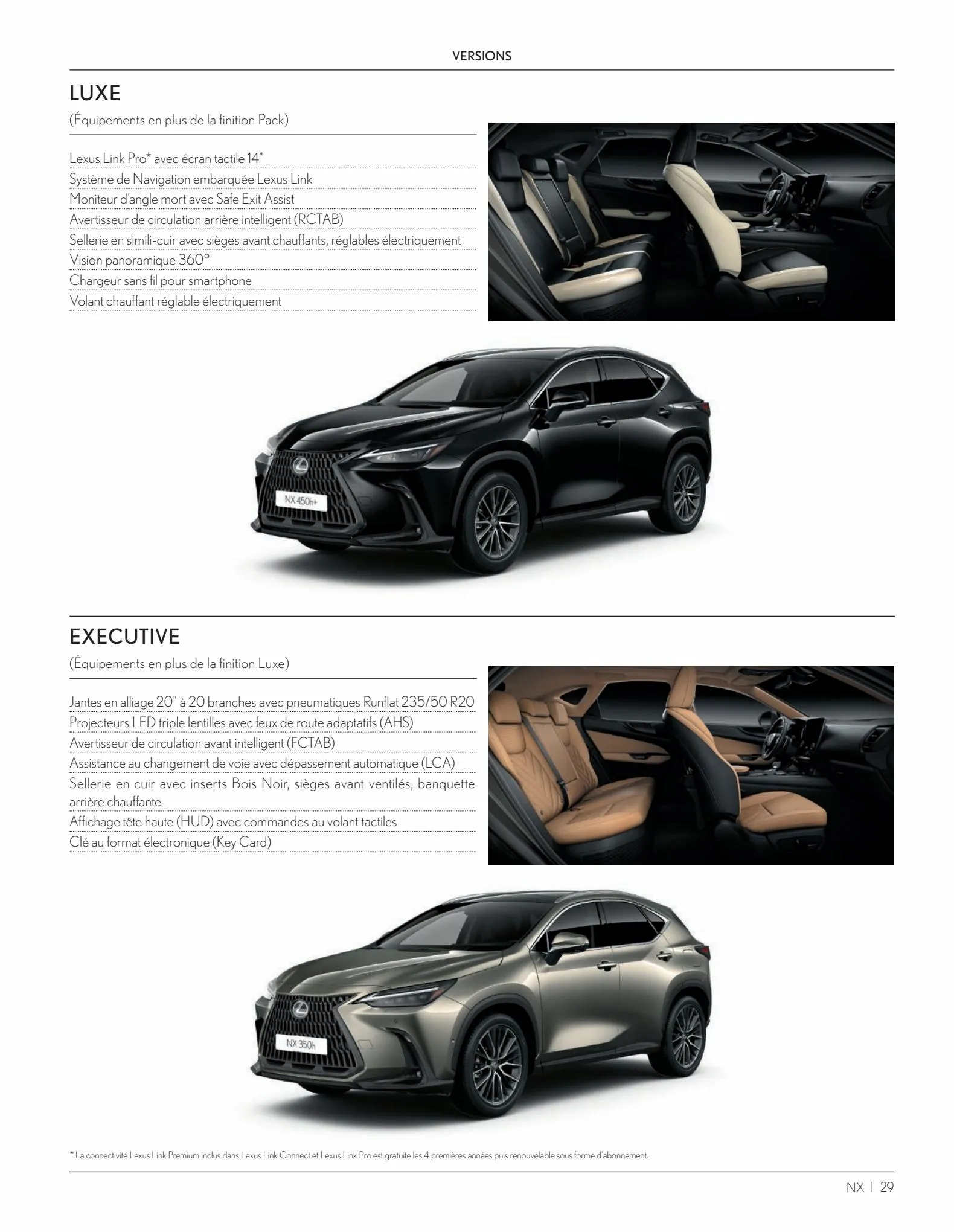 Catalogue Nouveau Lexus NX 2022, page 00029