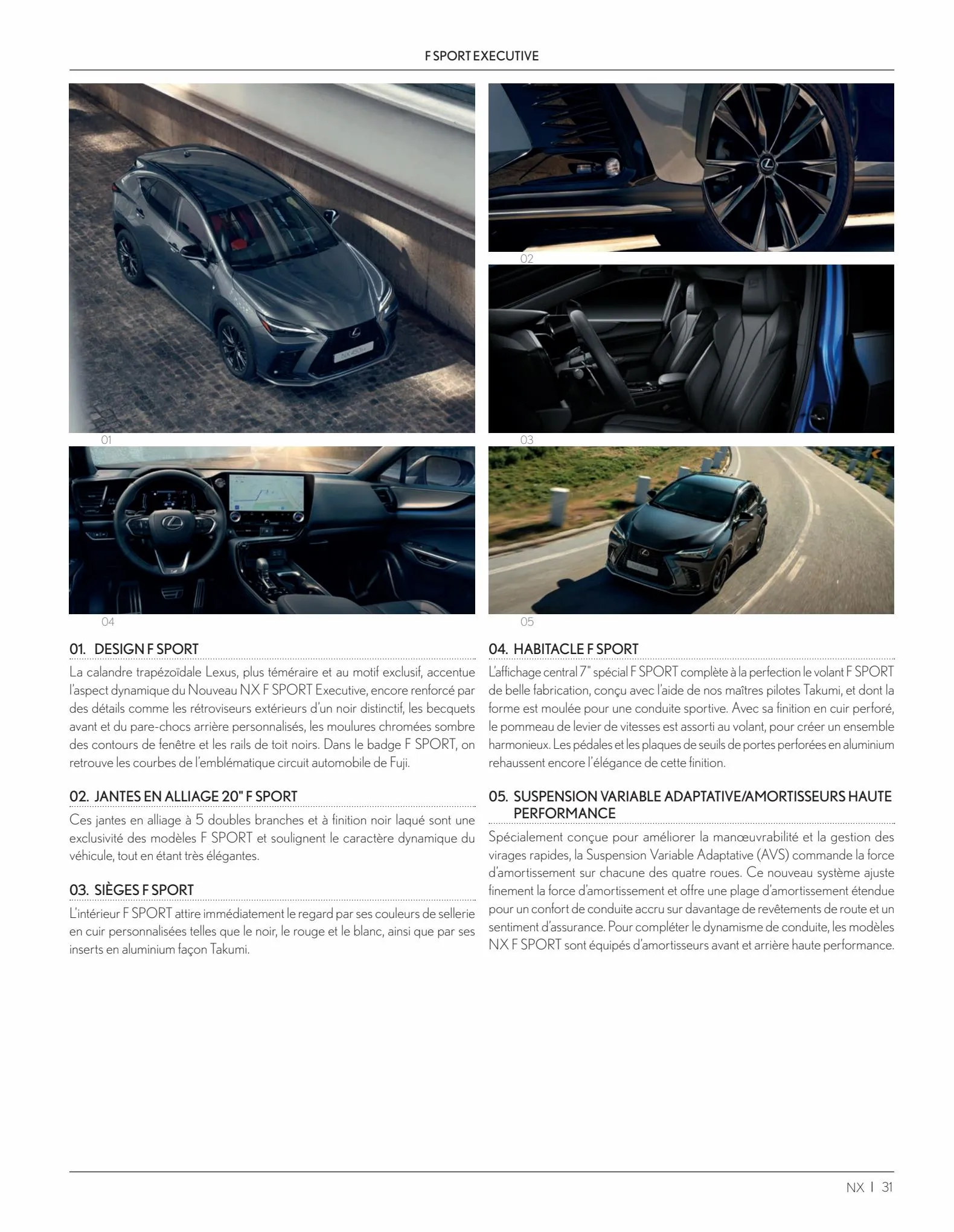 Catalogue Nouveau Lexus NX 2022, page 00031