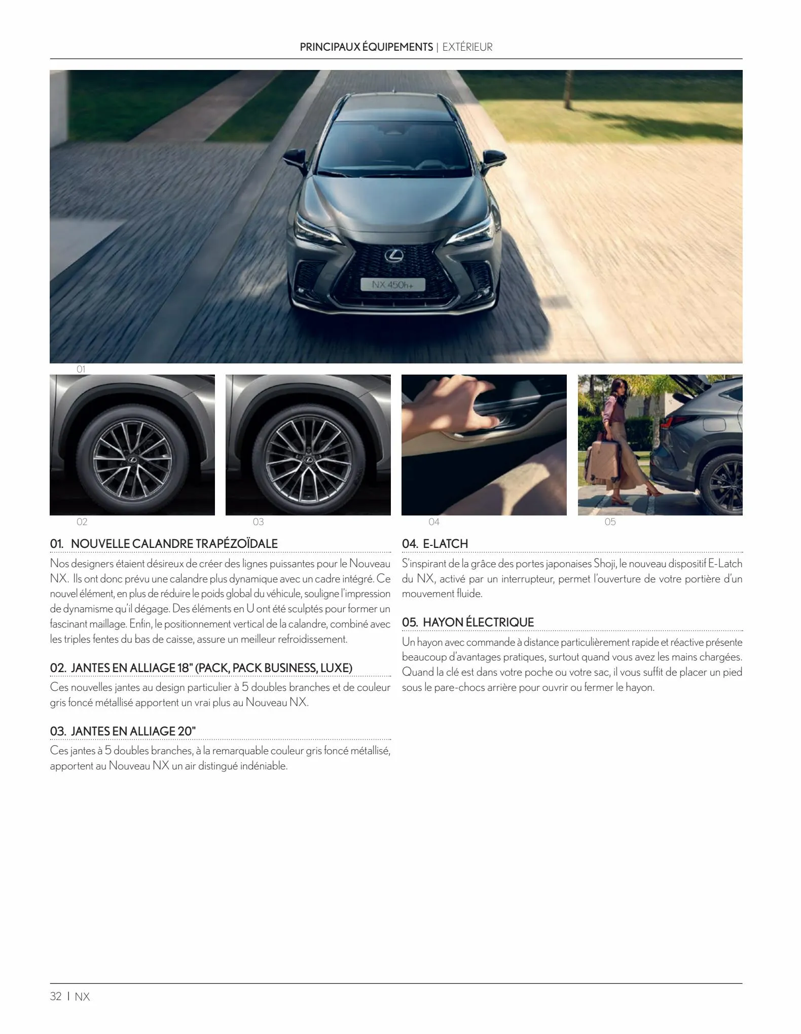 Catalogue Nouveau Lexus NX 2022, page 00032