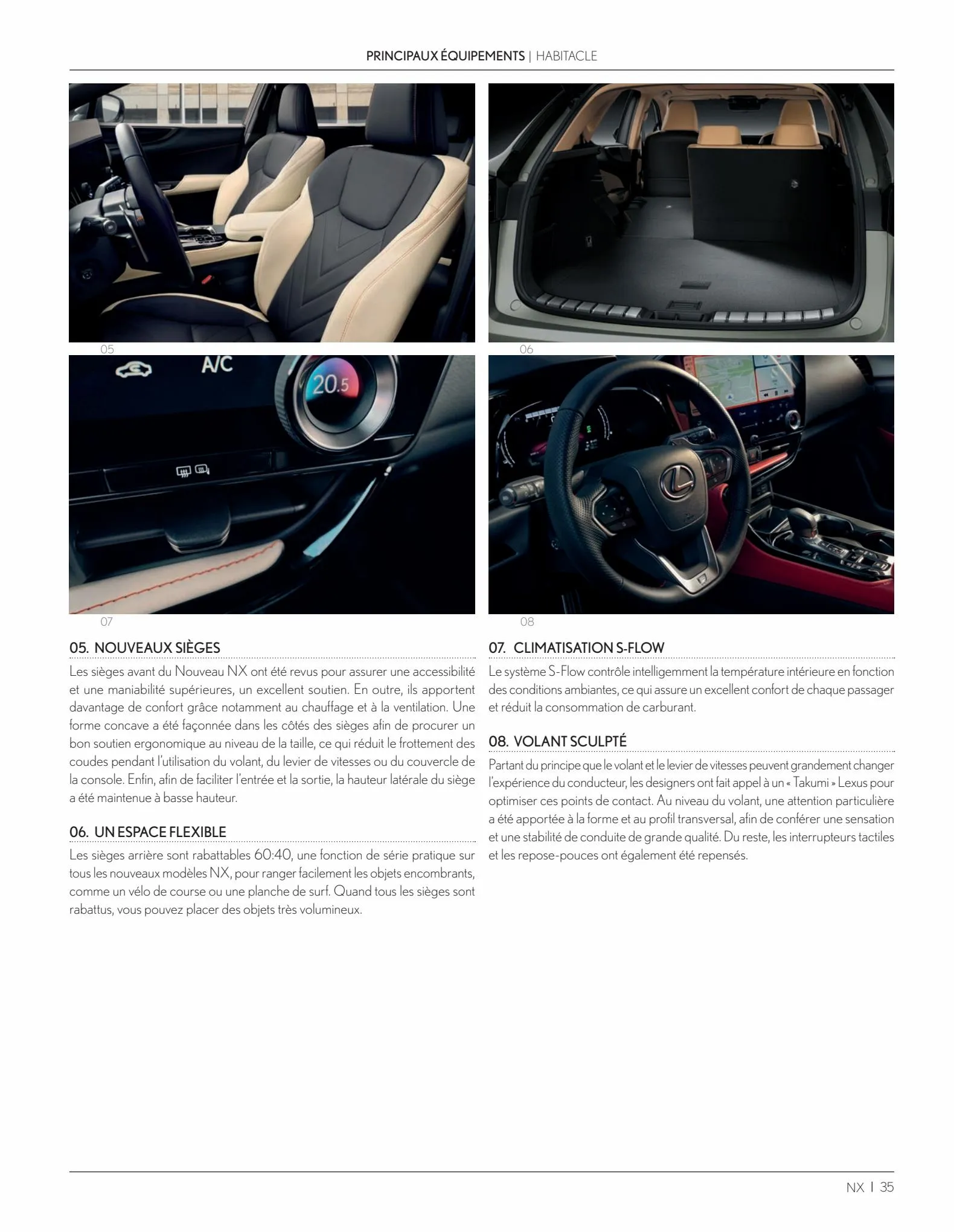 Catalogue Nouveau Lexus NX 2022, page 00035