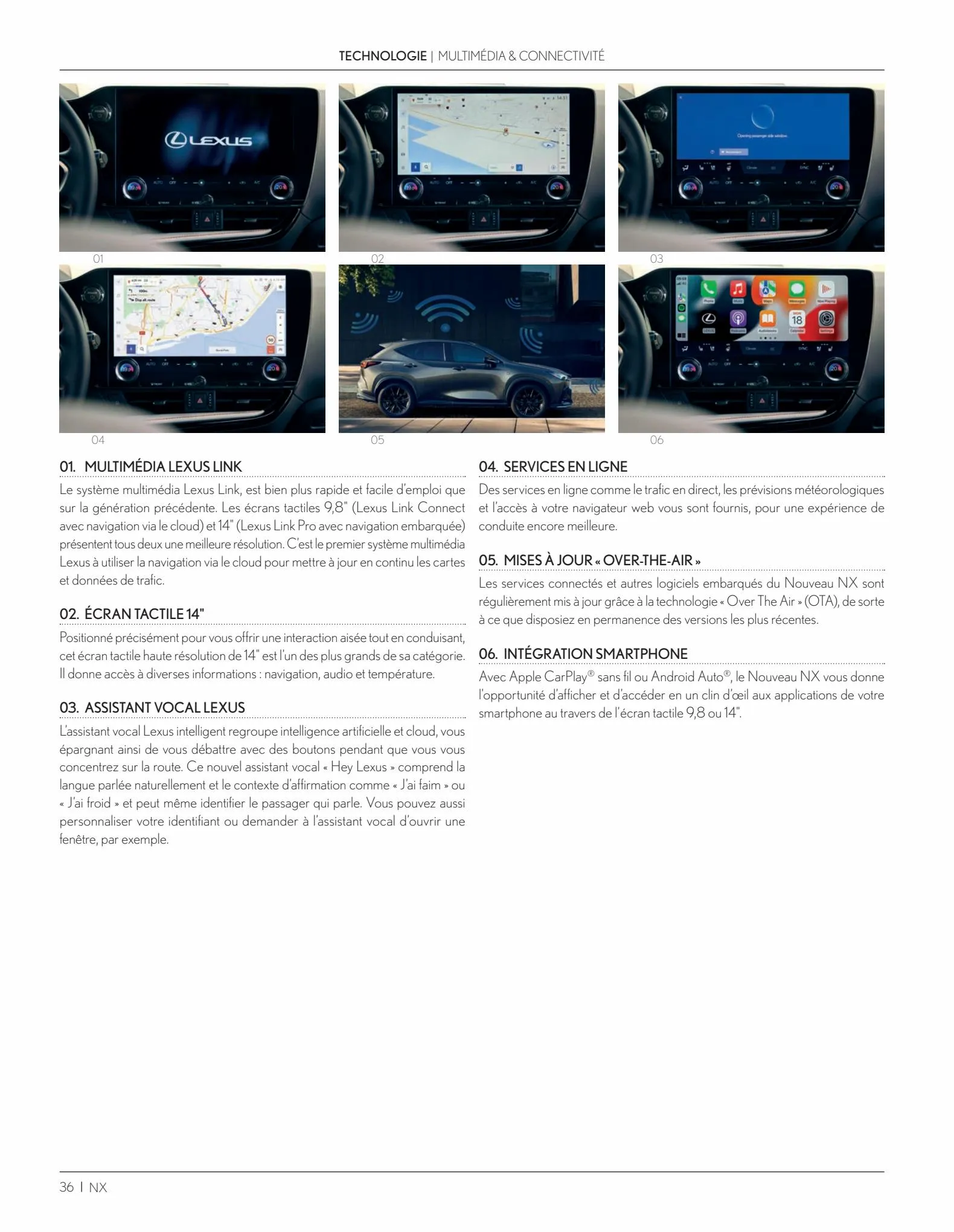 Catalogue Nouveau Lexus NX 2022, page 00036