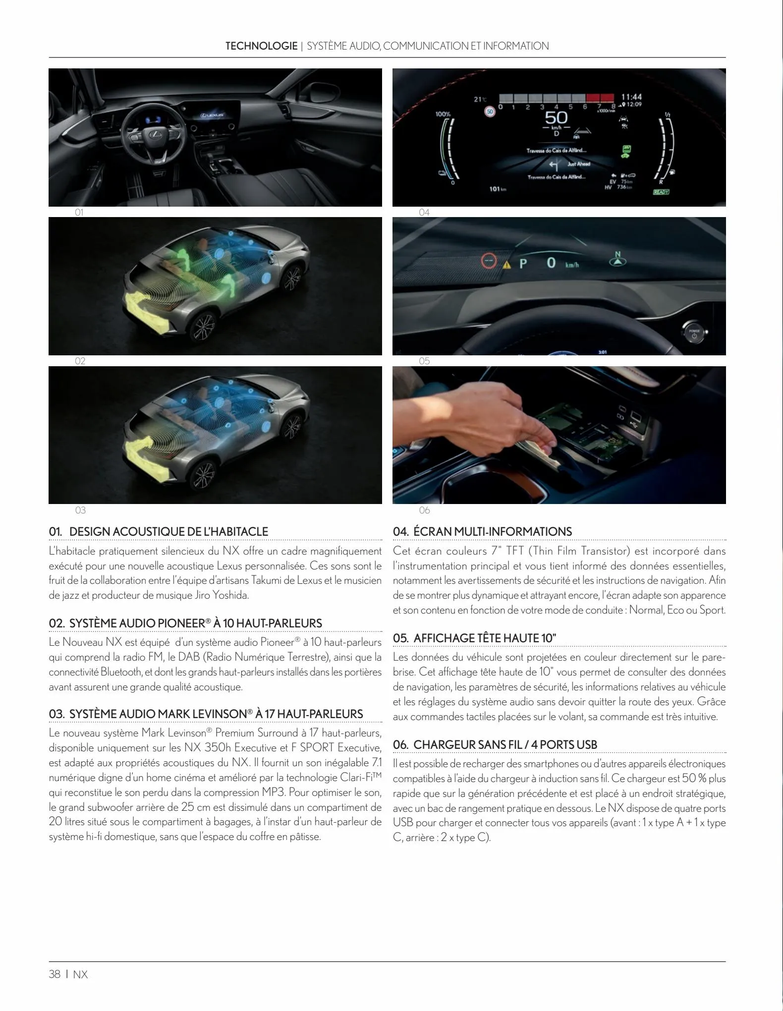 Catalogue Nouveau Lexus NX 2022, page 00038