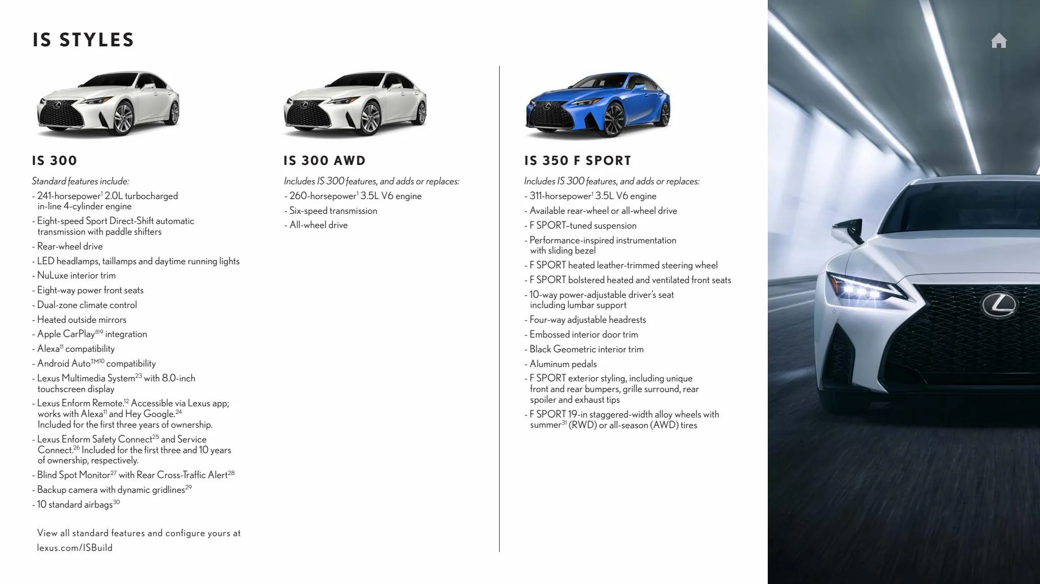 Catalogue Lexus IS 2022, page 00018