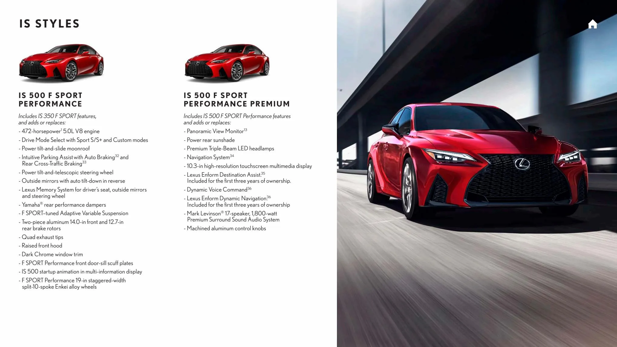 Catalogue Lexus IS 2022, page 00019