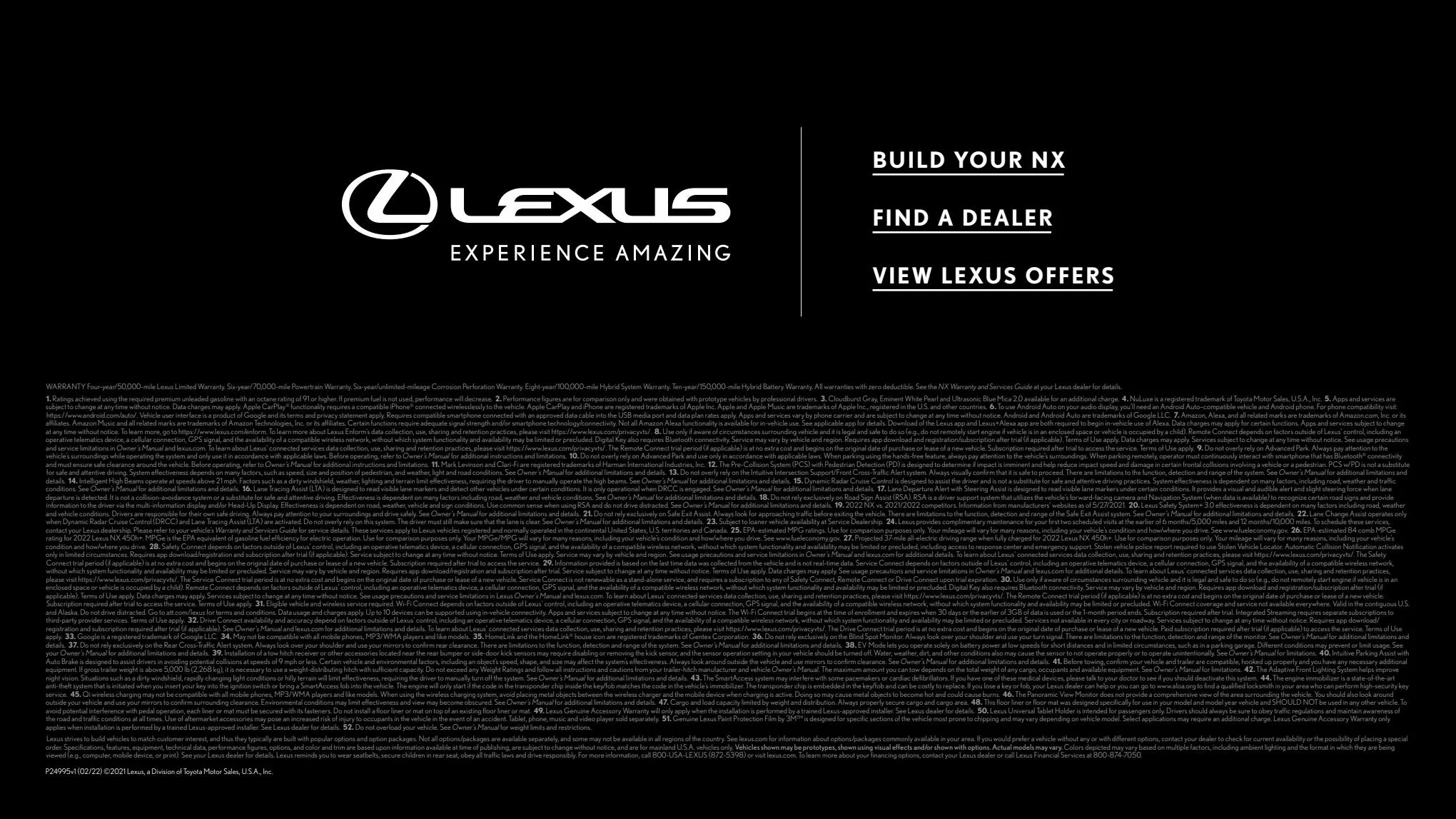 Catalogue Lexus NX 2022, page 00033